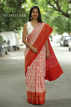 Load image into Gallery viewer, Isha - Orange Sambalpuri Cotton Saree
