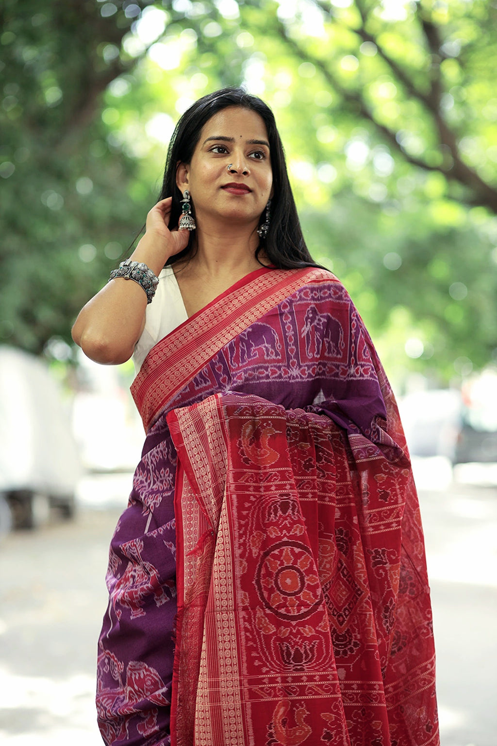 Gajagamini  II - Sambalpuri Cotton saree