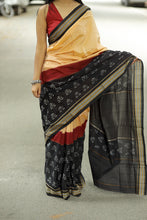 Load image into Gallery viewer, Triveni - Phula Butta &amp; Striped Pallu
