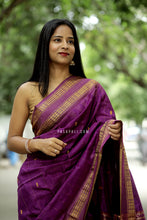 Load image into Gallery viewer, Kanakpriya - Mulberry Silk Sambalpuri Saree with Golden Tissue Phoda Kumbha Border
