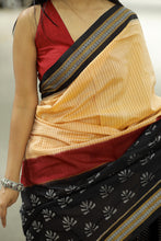 Load image into Gallery viewer, Triveni - Phula Butta &amp; Striped Pallu
