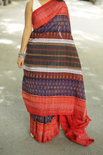Load image into Gallery viewer, Multicolor Sambalpuri Cotton Saree | Flower Tribal Ikat – Pasapali
