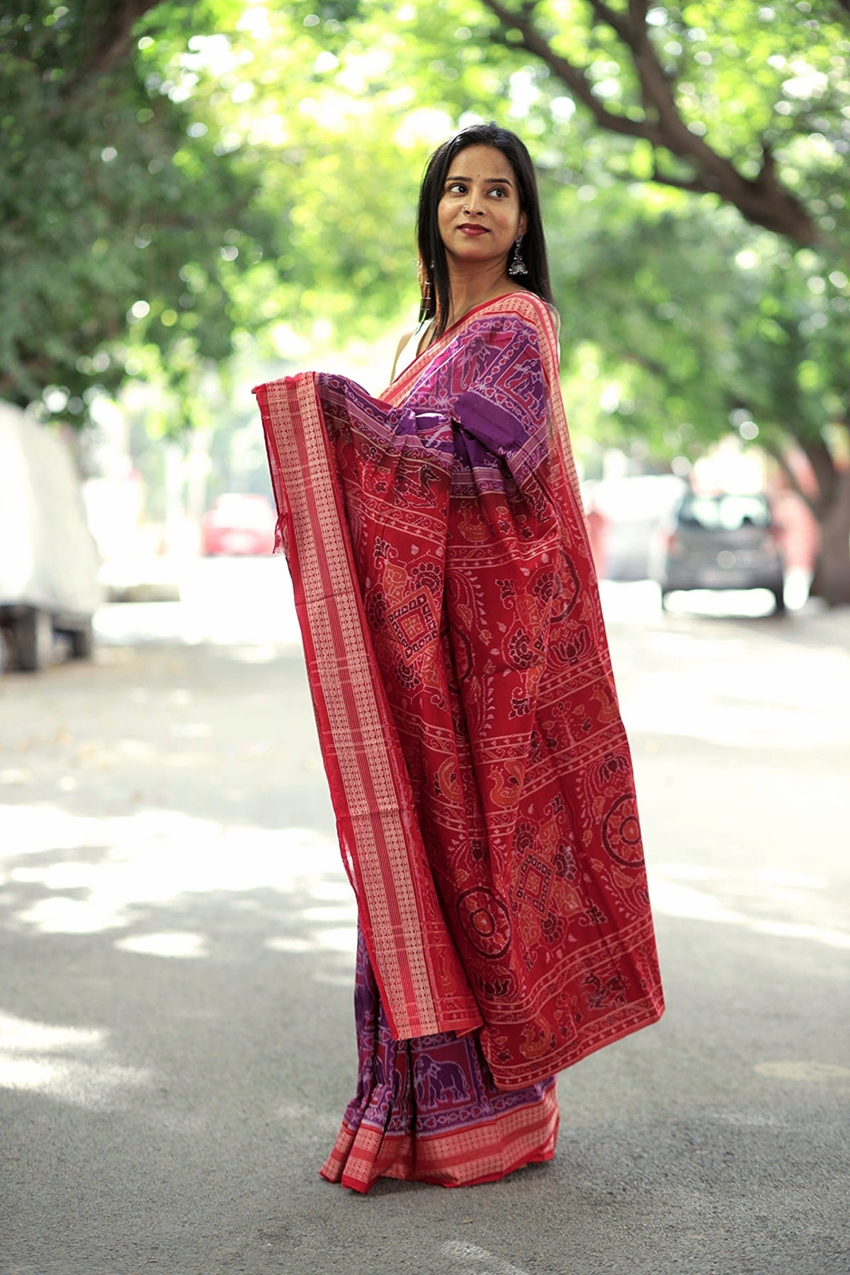 Gajagamini  II - Sambalpuri Cotton saree