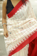 Load image into Gallery viewer, KASTURI - III : Kotpad Inspired Khadi Phoda Kumbha Saree
