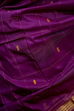 Load image into Gallery viewer, Kanakpriya - Mulberry Silk Sambalpuri Saree with Golden Tissue Phoda Kumbha Border
