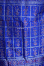 Load image into Gallery viewer, Mulberry Silk Sambalpuri Saree | Nritya Kanya Pink &amp; Blue - Pasapali
