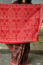 Load image into Gallery viewer, SuryaKrit - Sambalpuri Saree with Konark Chakra &amp; Temple Motifs
