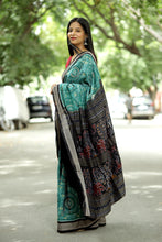 Load image into Gallery viewer, Chakrini – The Forest Tale Saree
