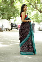 Load image into Gallery viewer, Nisha-Chitra - Geometric Ikat motif
