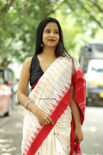 Load image into Gallery viewer, KASTURI - III : Kotpad Inspired Khadi Phoda Kumbha Saree
