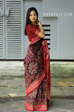 Load image into Gallery viewer, SuryaKrit - Sambalpuri Saree with Konark Chakra &amp; Temple Motifs
