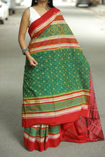 Load image into Gallery viewer, Haripriya - Sambalpuri Saree with Mini Phool Buti &amp; Petal Motif
