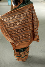 Load image into Gallery viewer, Vardhini - Sambalpuri Saree with Lakshmi Paduka, Phula Jala &amp; Gaja Motifs
