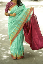 Hydrangea - Phoda kumbha Silk Saree | Pasapali