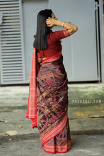 Load image into Gallery viewer, SuryaKrit - Sambalpuri Saree with Konark Chakra &amp; Temple Motifs
