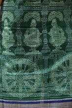 Load image into Gallery viewer, Green Sambalpuri Saree | Konark Chakra Natya Ikat – Pasapali
