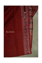 Load image into Gallery viewer, Dhara - Cotton Sambalpuri Saree with Leher Wave Motif
