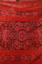 Load image into Gallery viewer, PadmaSūrya - Sambalpuri Saree with Konark Chakra &amp; Temple Motifs
