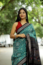 Load image into Gallery viewer, Chakrini – The Forest Tale Saree
