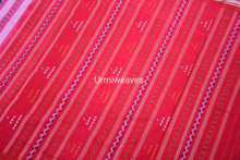 Load image into Gallery viewer, pink red sambalpuri cotton saree
