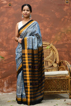 Load image into Gallery viewer, Smritirekha GI certified Sambalpuri cotton saree full lay — mercerized cotton, Bhulia weavers, Pasapali Odisha
