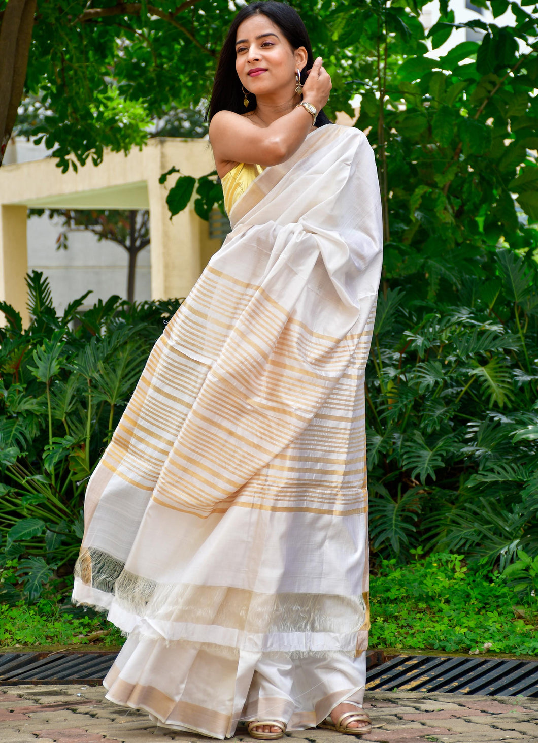 tussar silk saree